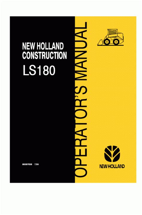 new holland 280 skid steer|ls180 new holland manual.